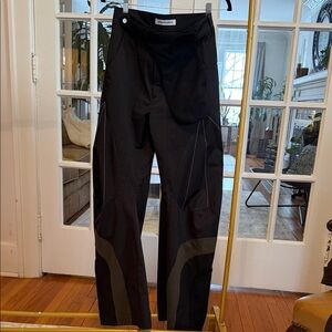 Men's Black and Gray Cargo Pants